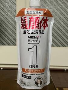 花王 メンズビオレ ONE オールインワン全身洗浄料 髪・肌なめらかタイプ 340ml