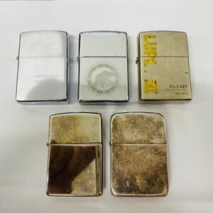 1円~ 5点 まとめ ZIPPO ジッポー 喫煙グッズ ライター シルバー 銀 アニメキャラ ルパン三世 送料無料 Z01