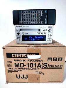 ●内部まで清掃・整備済み●ONKYO MD-101A MDデッキ MDLP対応 リモコン/取説CD付き オンキョー