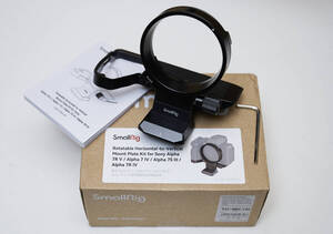 SmallRig Sony Alpha 7R V/Alpha 7 IV/Alpha 7S III/Alpha 7R IV 用の回転式水平から垂直取り付けプレートキット 4148 中古品