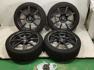 8分山 ピレリ P-ZERO 205/40R17 84W 2021年 ルオーテ マルケジーン アバルト595 17x7J +37 4H 98 ハブ径58.1ｍｍ 4本 ノーマルタイヤ