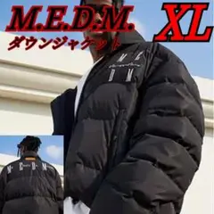 MEDM ダウンジャケット ダウン ジャケット スタジャン 黒 XL