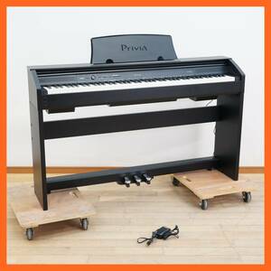 東ハ:【CASIO/カシオ】Privia プリヴィア 電子ピアノ PX-760 BK ブラックウッド調 88鍵盤 レッスン機能 デジタルピアノ