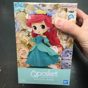 即決　Qposket Disney Character flower style Ariel アリエル　BANDAI フィギュア　Bカラー