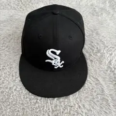 土日限定値下ニューエラ59FIFTY 7 1/2 WHITE SOX