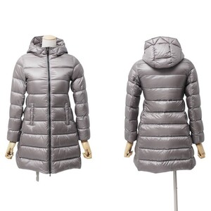 MG2199＝モンクレール/MONCLER*キッズサイズ10 anni 140cm*スイエン/SUYEN*ダウンジャケット*コート*Aライン*グレー系