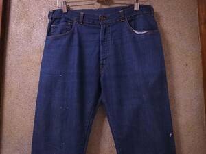 【初期V】60s LEVIS リーバイス 612 ビッグE デニム ストレッチパンツ /ビンテージ50s 501 505 606 605 BIGE カツラギ 518 800 Leens 101 