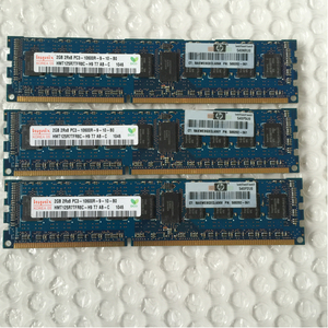 (H022)hynix PC3-10600R 2GB×3枚　計6GB サーバー用メモリ