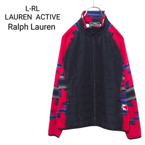 【L-RL Ralph Lauren】ネイティブ柄 中綿入りジャケットA2477 MIZUNO