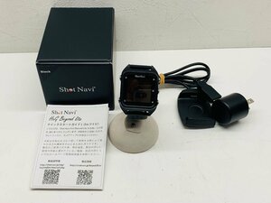 【通電確認】ショットナビ Shot Navi HuG Beyond Lite ブラック ゴルフナビ 箱、充電ケーブル、スタートガイド付き