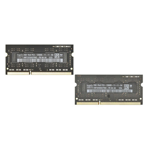 当日発送 Mac対応 メモリ DDR3 2GB×2枚　PC3-12800S 中古品 hynix 7-1 合計4GB