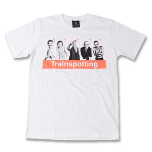 kr2●新品 白 XLサイズ●トレインスポッティング TRAINSPOTTING 半袖Tシャツ//バンドTシャツ ロックTシャツ 映画