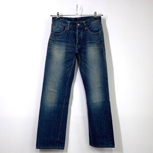 DOUBLE WORKS ダブルワークス WAREHOUSE ウエアハウス 加工 セルビッチ デニムパンツ 30 インディゴ ジーンズ JA3600