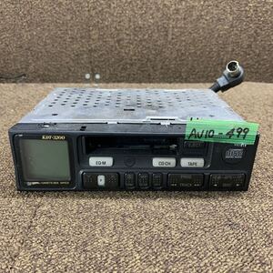 AV10-499 激安 カーステレオ TOYOTA KDT-3200 08690-00630 SP-7700TM1 FUJITSU TEN カセットデッキ 通電未確認 ジャンク