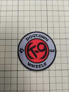 DOGTOWN　ドッグタウン　オールドスクール　K-9 ウィール　ワッペン　パッチ　正規品　スケートボード　クラシック　レトロ　希少　レア