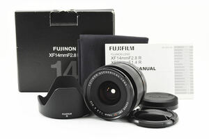 【美品】 SUPER EBC XF 14mm F2.8 R フジフィルム フジノン 単焦点 レンズ FUJIFILM ASPHERICAL FUJINON 【動作確認済み】 #1953