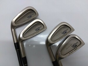 PRGR プロギア DATA711 4本セット(4-7) flex:不明 DATA080 M−40 カーボンシャフト メンズ左