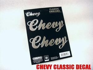 CHEVY CLASSIC EMBLEMZ　(デカールシート)　送料無料 (沖縄・離島除く)