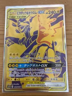 ピカチュウ＆ゼクロムGX UR  +  サンダースEX SR