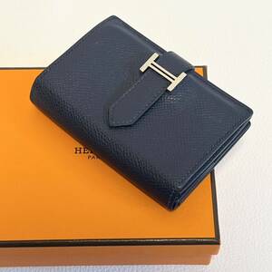 ■23年モデル 最新モデル HERMES エルメス ベアンミニ ネイビー 定価25万