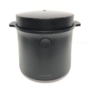 ロカボ　LOCABO　炊飯器 糖質カット　炊飯器 　液晶タッチパネル　 JM-C20E-B　ブラック　2021年製