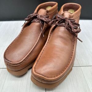 【CLARKS】クラークス 26 ワラビー レザー ゴアテックス ブラウン