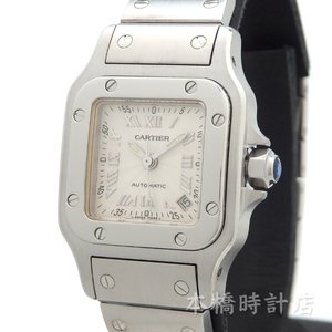 【中古】カルティエ　CARTIER　サントスガルベSM　20周年記念モデル　W20044D6　自動巻き　箱付　OH済み