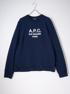 A.P.C./アーペーセー(APC) 2023AW SWEAT RUFUS ロゴ刺繍スウェット [MTSA76826]