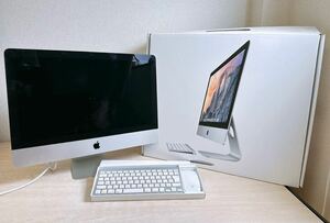 【21.5インチ】Apple iMac 本体 純正付属品付き キーボード マウス 元箱 A1418 Apple製品 アップル PC モニター 中古品 アイマック 現状