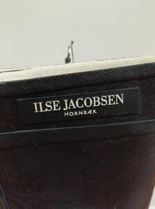 ILSE JACOBSEN イルセヤコブセン レインシューズ メンズ EU40　レインブーツ ブラック スノーブーツ 北欧　長靴 ラバーブーツ 新品未使用品