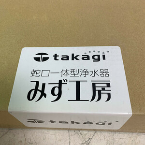 ♭♭ TAKAGI 蛇口一体型浄水器 　年式不明　未開封品 JL102MK-9NL2-02 未使用に近い