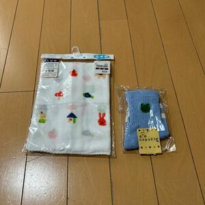 新品未使用　入浴布　ガーゼ　ベビーキッズ靴下セット