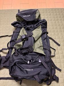 HAWK GEAR(ホークギア) バックパック　80Lサイズ　カーキ