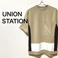 UNION STATION  ポンチ素材　レイヤードシャツ