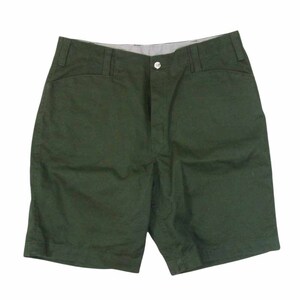 TENDERLOIN テンダーロイン T-BDP SHORTS T/C T/Cツイル フリスコ ショートパンツ グリーン系 M【中古】