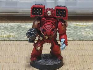 ウォーハンマー Rogue Trader Blood Angel Terminator with Missile Pod Storm Bolter & Power Fist (C) メタルフィギュア