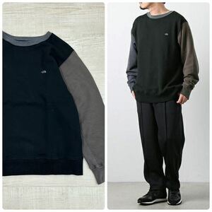 THE NORTH FACE PURPLE LABEL ノースフェイス パープル レーベル CREW NECK PANEL SWEAT NT6050N クルーネック パネル スウェット サイズ L