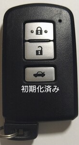 初期化済トヨタ純正スマートキー 3ボタンクラウン210系基盤番号281451-2020新品電池サービス⑱