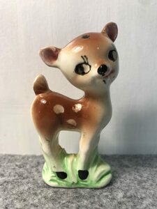 1950s バンビ 鹿 陶器製 置物 ビンテージ bambi ミッドセンチュリー