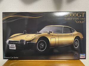 未使用 ハセガワ トヨタ 2000GT TOYOTA ヤマダ電機限定 ゴールドメッキ プラモデル