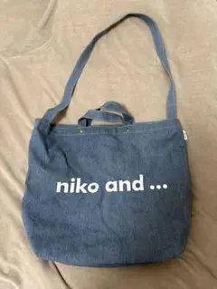 ニコアンド niko and... デニム トートバッグ