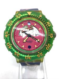 レア品★スウォッチ Swatch★スクーバ ハッピーフィッシュ HAPPY FISH SDN101 電池交換済み 動作確認済み