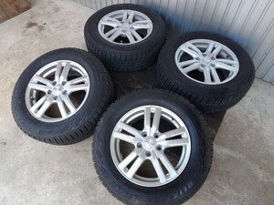 DUFACT 16インチ 6.5J+40 5穴 5H/114.3 205/65R16 アルミホイール スタッドレス ティアナ エルグランド セレナ ノア ヴォクシー