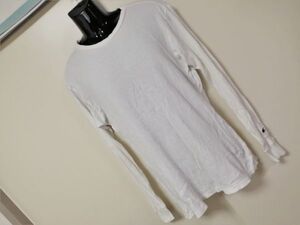 kkaa1667 ■ Champion ■ チャンピオン Tシャツ カットソー トップス 長袖 ワッフル コットン 白 L