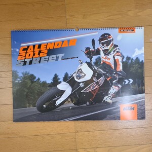 カレンダー モーターサイクルレーシング 二輪スポーツカレンダー　KTM 　2012年