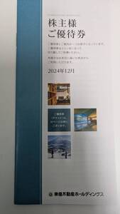 【東急不動産】株主優待冊子　優待券5枚　2025年8月末期限 100株版