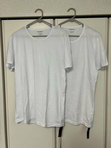 新品 EMPORIO ARMANI Uネック Tシャツ 白 Mサイズ 2枚セット エンポリオ アルマーニ アンダーウェア