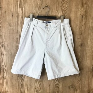 90s VINTAGE Polo by Ralph Lauren ツータック メンズ 32 Mサイズ程 ラルフローレン ショートパンツ 古着 e24050707