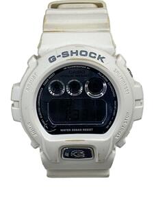 CASIO◆クォーツ腕時計・G-SHOCK/デジタル/WHT