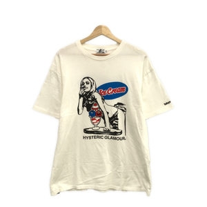 HYSTERIC　GLAMOUR　VERDY　TOKYO　VITAMIN　ヒステリックグラマー　02203CT13　PARFAIT　GIRL　グラフィックプリントTシャツ　L